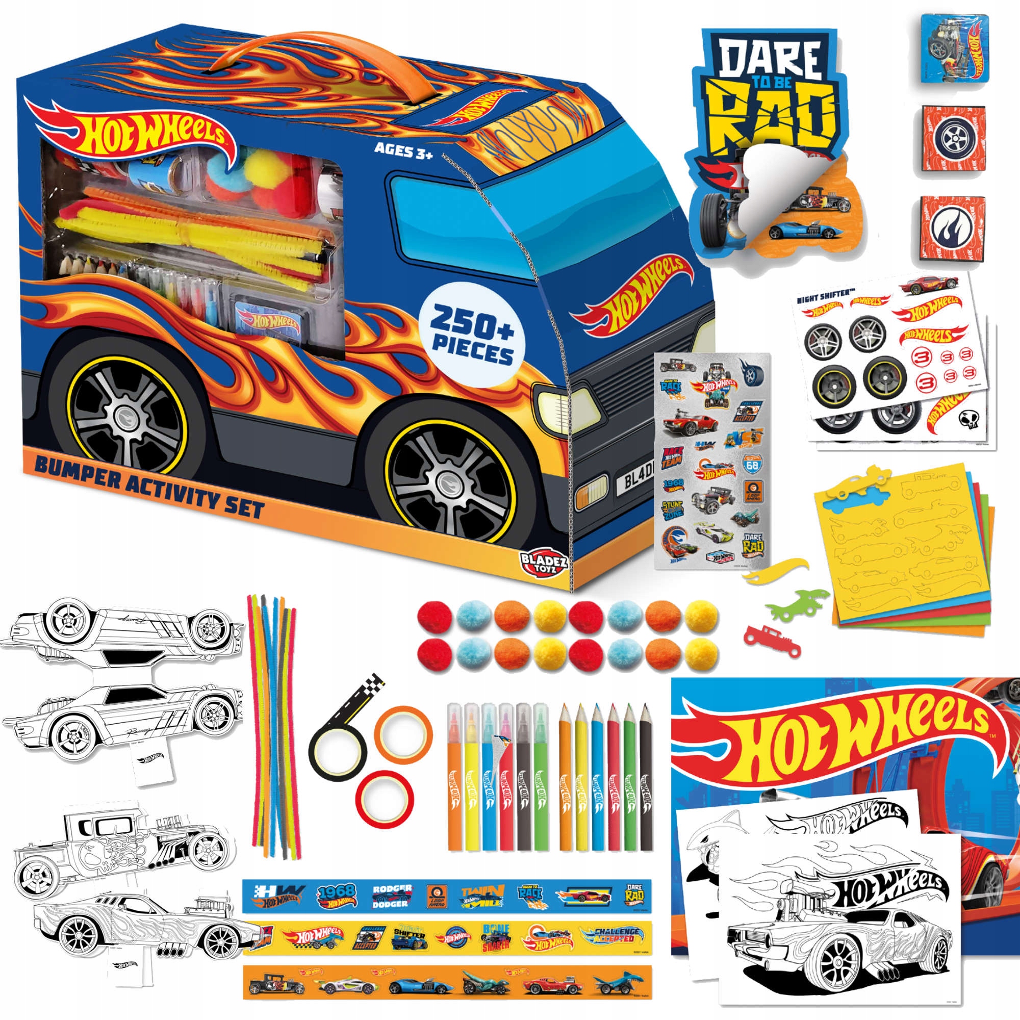 

Hot Wheels Bumper Zestaw Kreatywny 250 Elementów