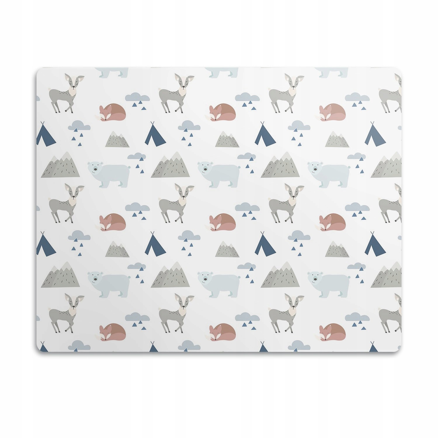 Levně Podložka pod misky pro psa Lesní zvířátka 90x60