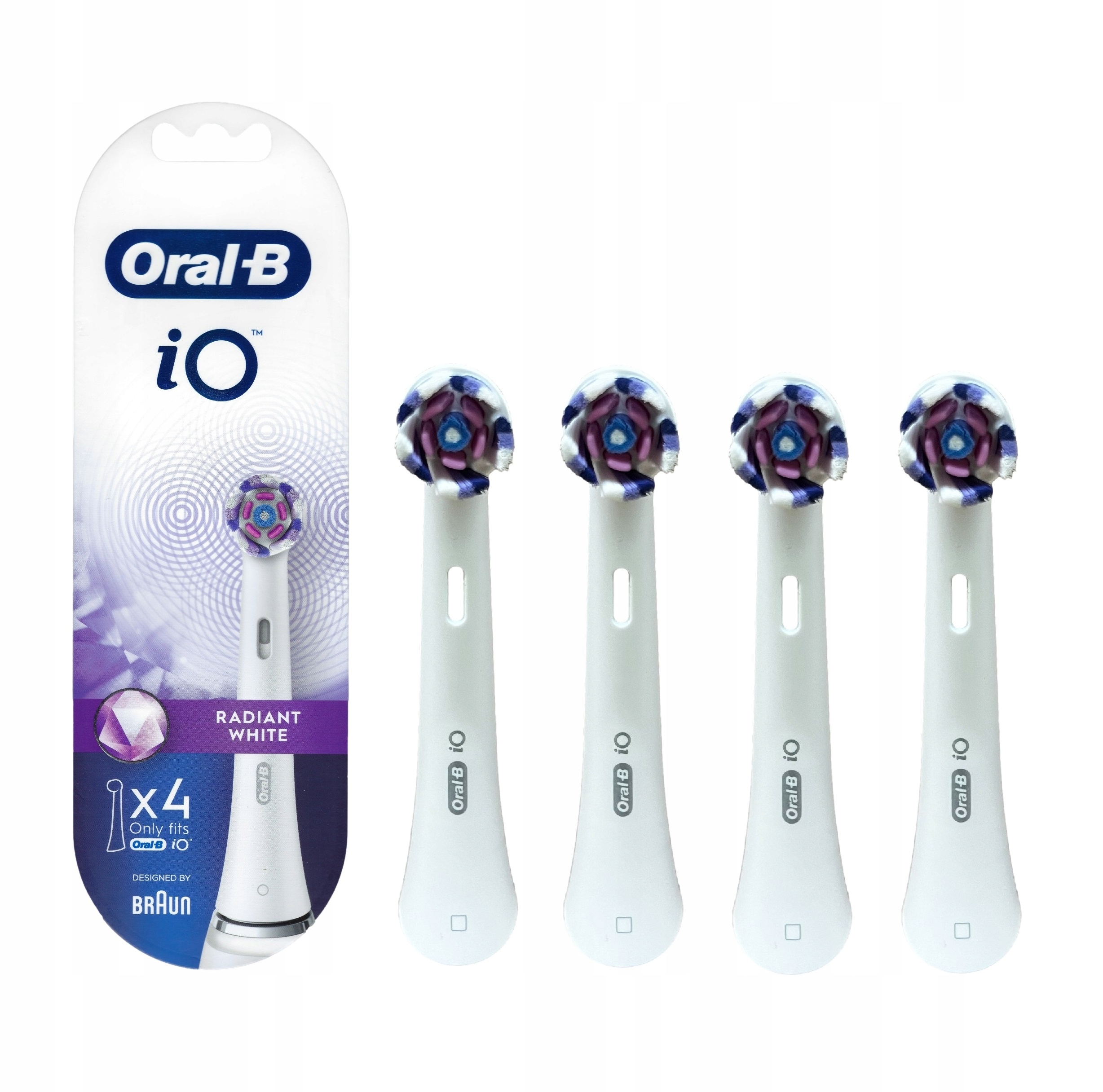 

Oryginalne Końcówki Oral-b iO Radiant White 4szt.