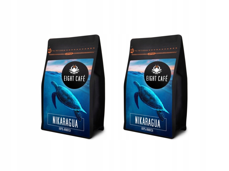 Kawa ziarnista Eight Cafe Nikaragua Arabica 2 x 500 g (Rzemieślnicza)