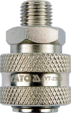 Szybkozłącze gniazdo d gwint zewnętrzny 1/4" Yato YT-2390