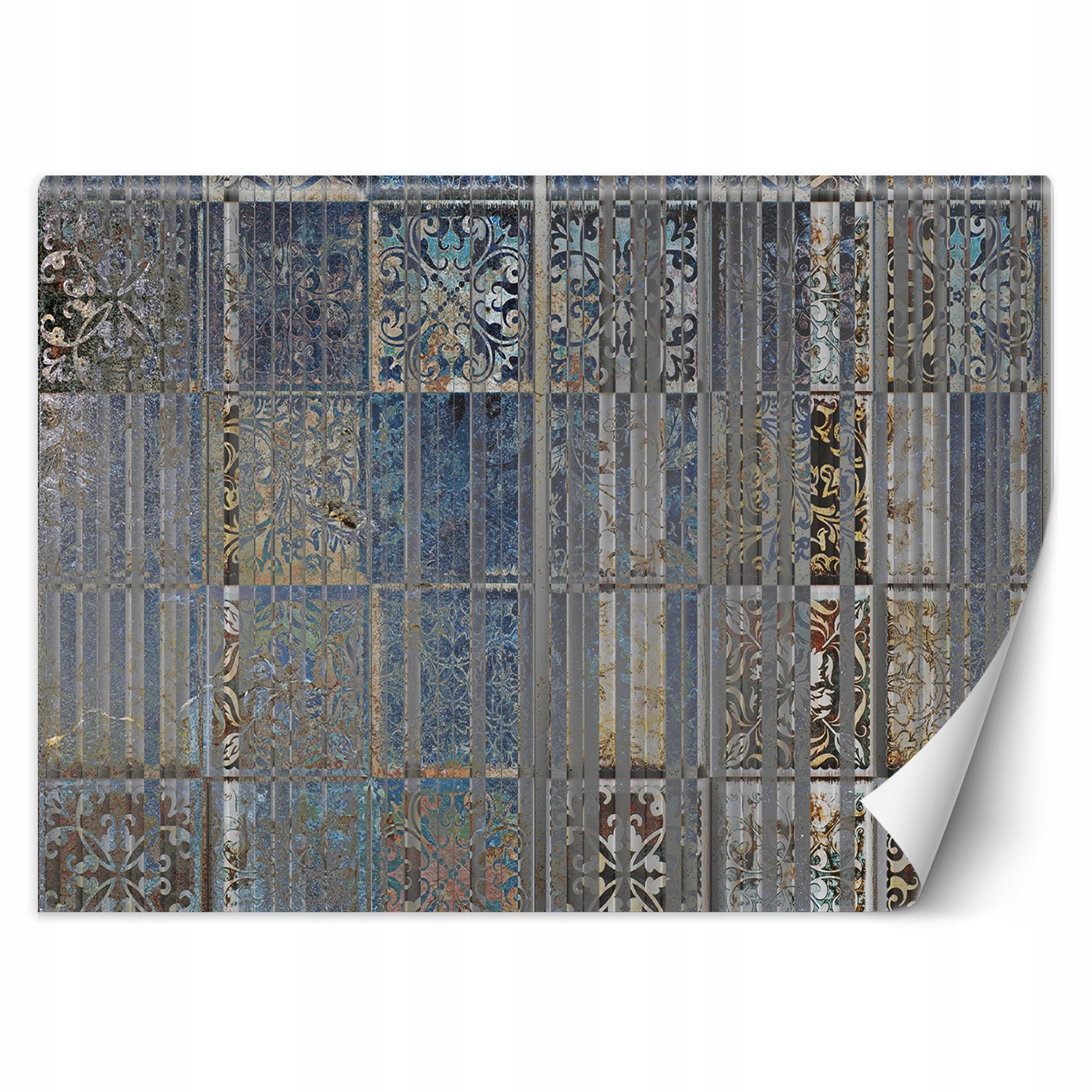 Fototapeta Orientální mandaly Světle Modrá 350x245