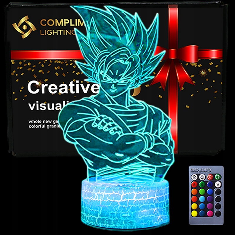 Lampka 3D nocna led usb Songo Dragon Ball EAN (GTIN) 5906288051091