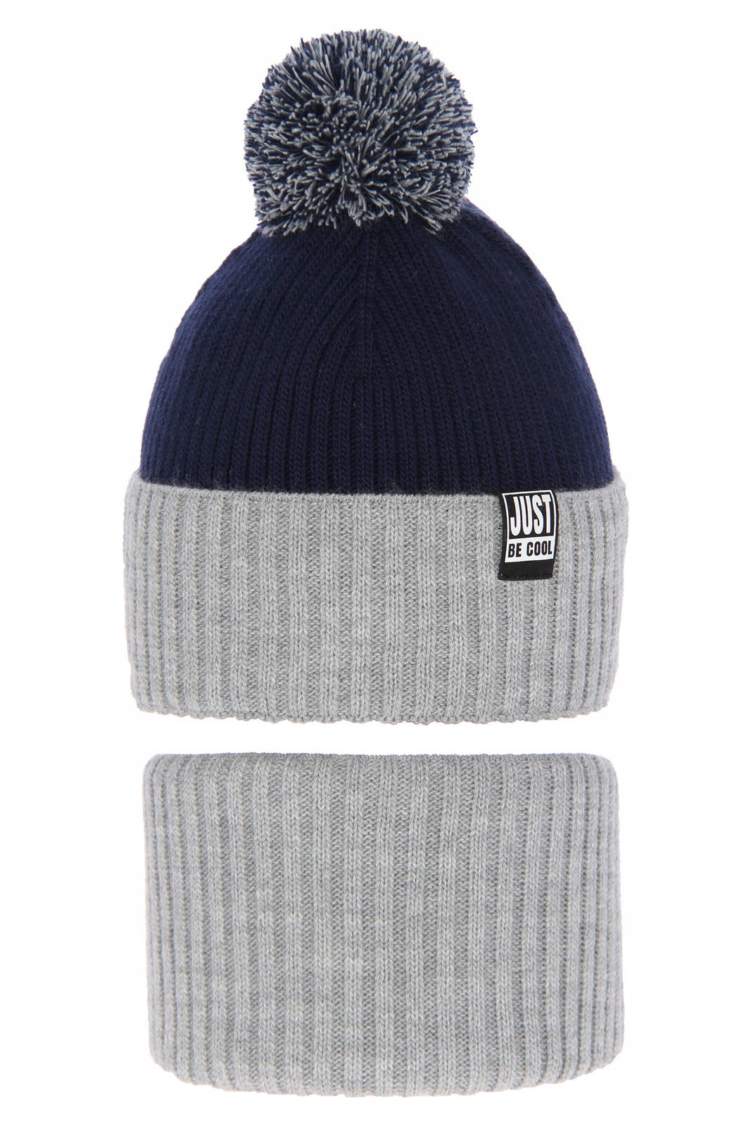 

Komplet Czapka I Komin Chlopiecy Ciepły Zestaw