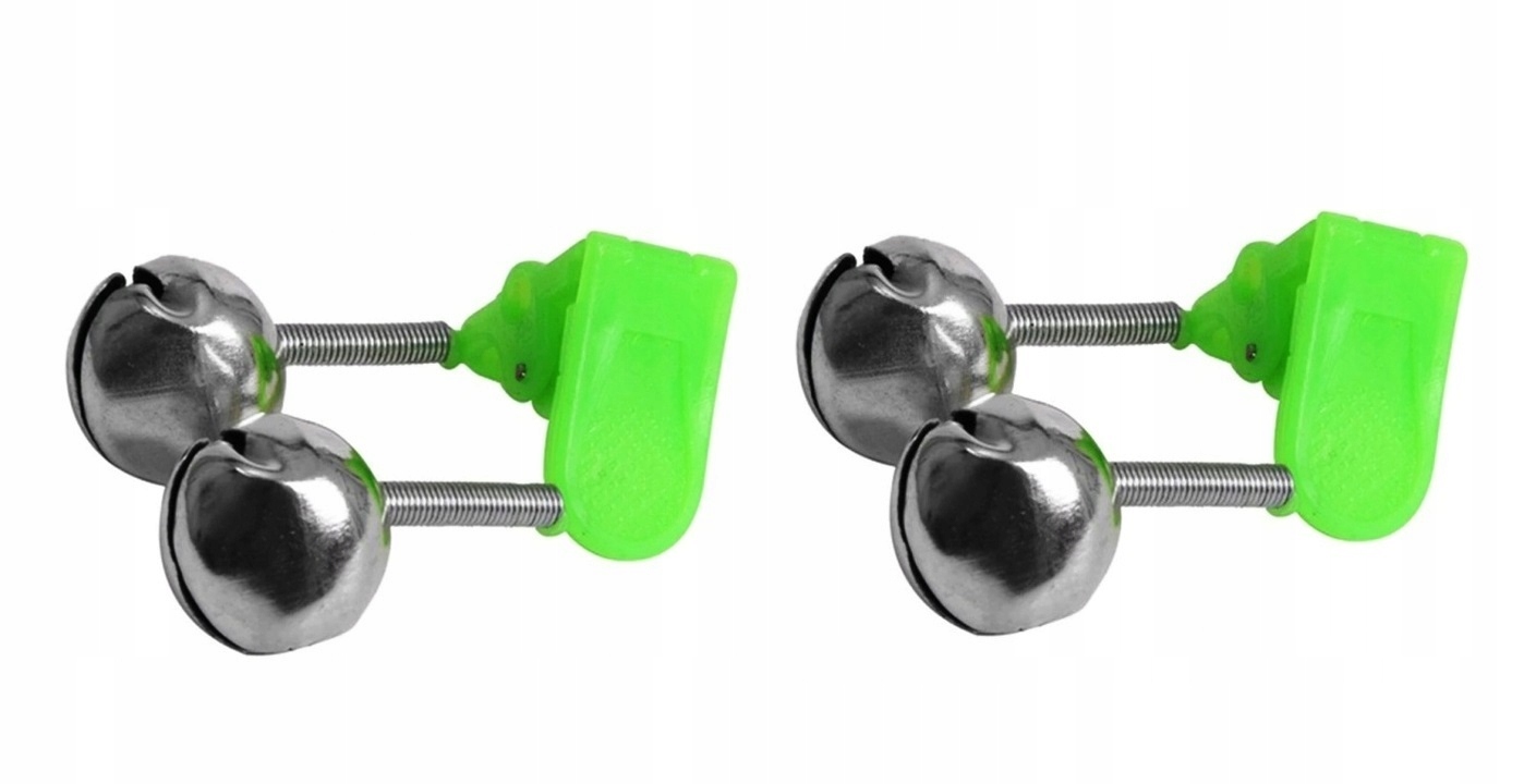 2x DZWONEK PODWÓJNY SYGNALIZATOR SZCZYTÓWKĘ WĘDKE