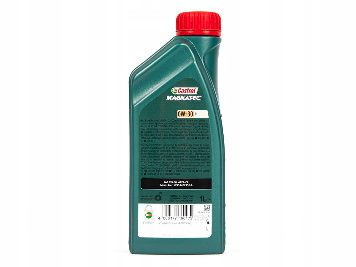 OLEJ FORD CASTROL MAGNATEC PROFESSIONAL 0W30 1L Rodzaj syntetyczne