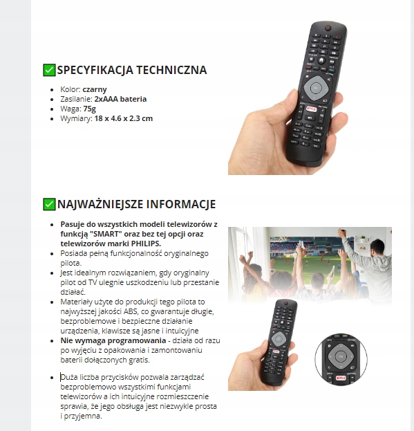 PILOT PHILIPS 50PUT6400 50PUS6262 50PUS6162 Model YKF463-006