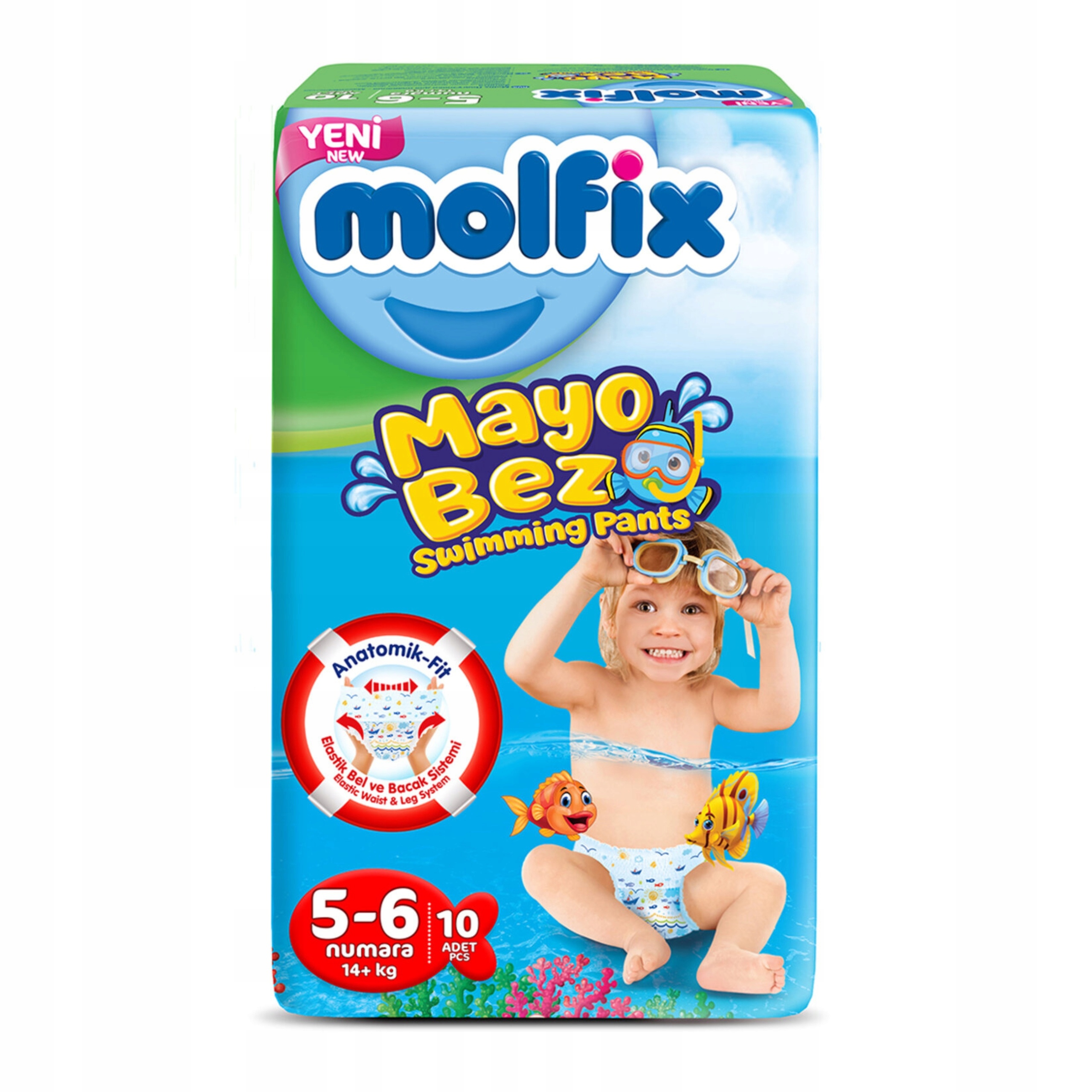 MOLFIX MAYO Pieluszki do pływania roz.5&6 10sz