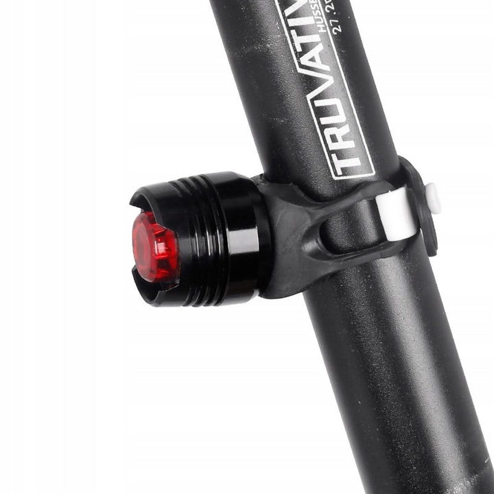 LAMPKA ROWEROWA LED PRZÓD 2200 LUMENÓW MOCNA + TYŁ światła rowerowe Kolor dominujący czarny