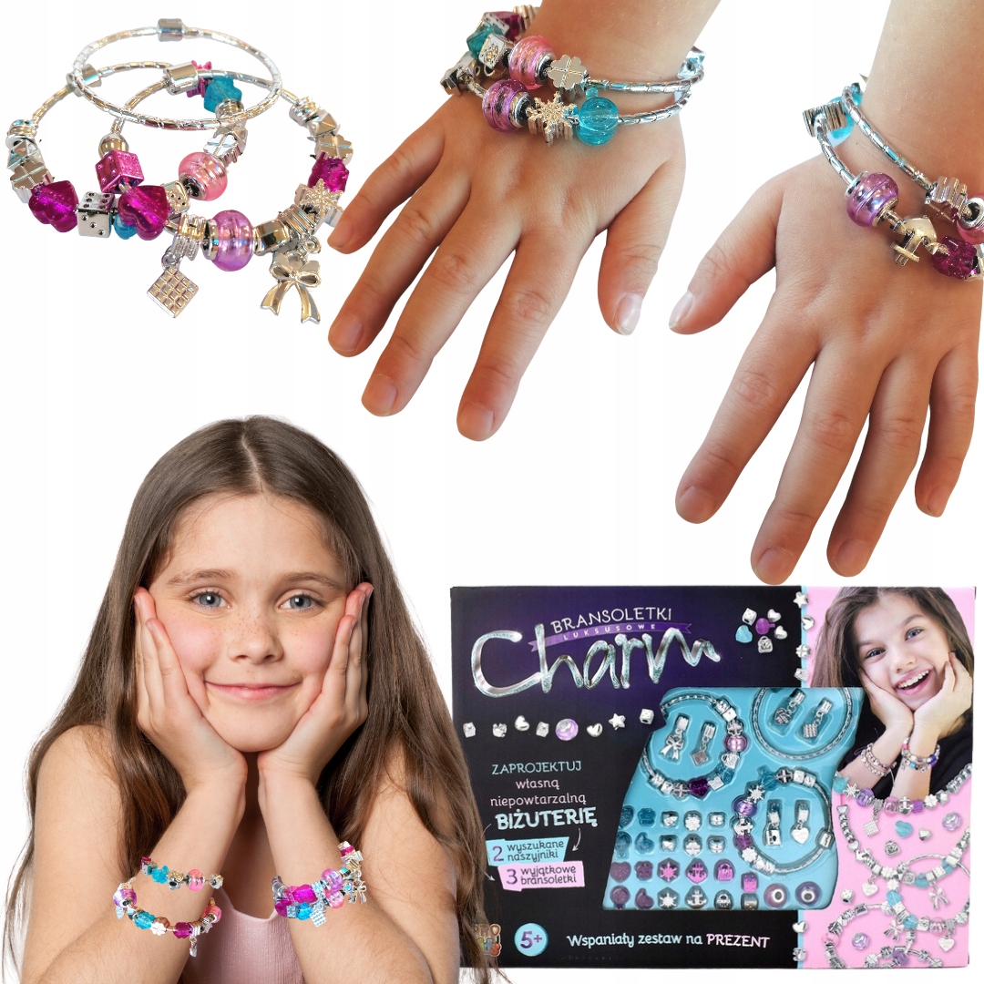 ZESTAW do TWORZENIA BIŻUTERII BRANSOLETEK BEADS