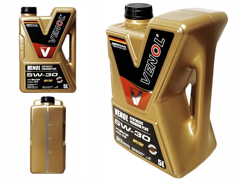 

Olej Venol Synthesis Premium Plus 5W30 Dpf Fap 5L