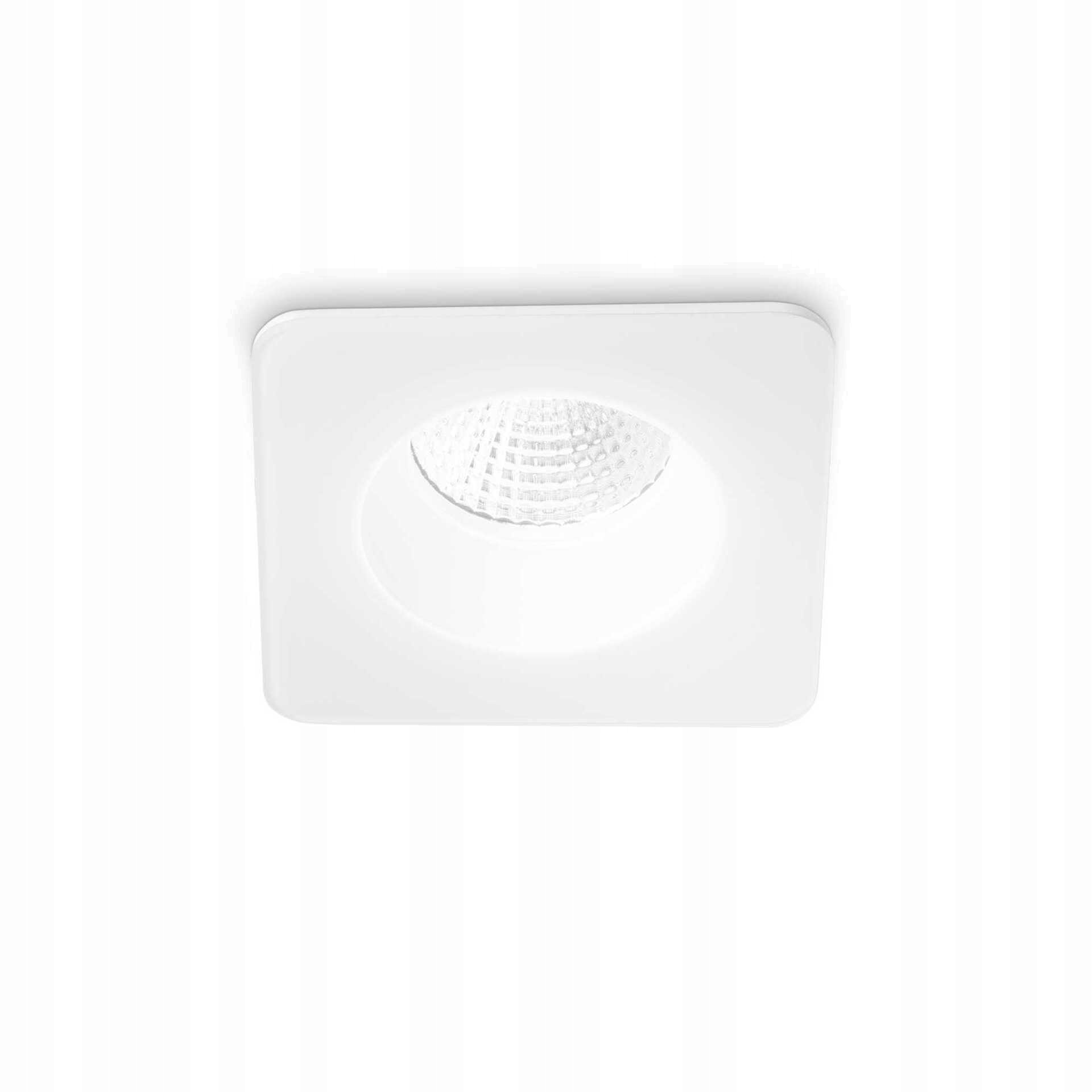 Led Stropné zápustné bodové svietidlo Ideal Lux ROOM-65 Square Wh 252049 8W