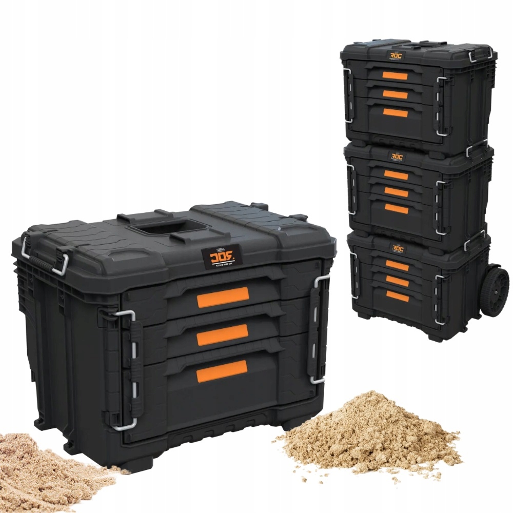 Skrzynka Narzędziowa Keter Roc Pro Gear 2.0 XL Duża Modułowa Z 3 Szufladami