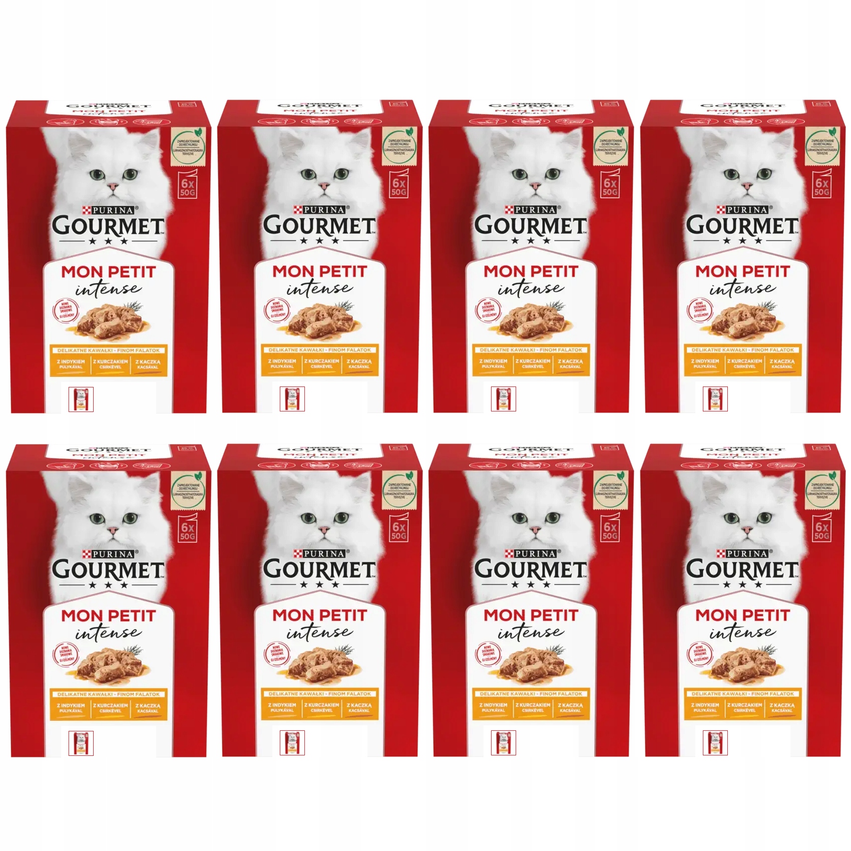 Levně Purina Gourmet Mon Petit Drůbeží Příchutě Krmivo mokré pro kočky 48x50g