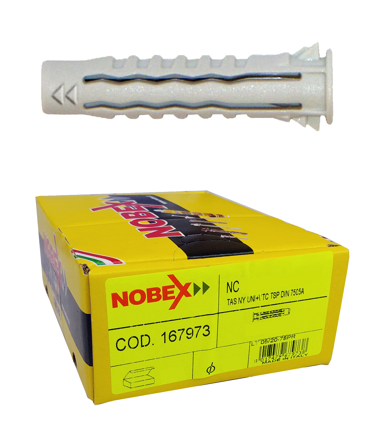 

Kołki rozporowe uniwersalne Nobex Nc 6x30 100szt