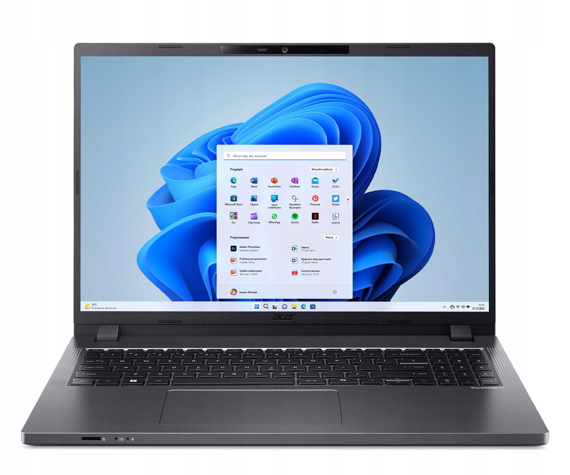 Laptop Acer TravelMate P2 16 Ryzen 7 Pro 7735U 16GB 1TB Ssd M.2 Win11