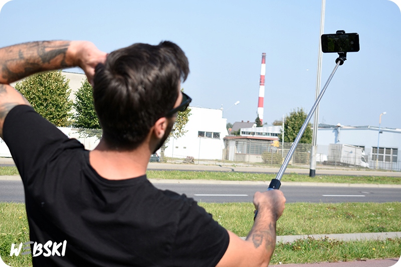 KIJEK DO SELFIE NA TELEFON TRIPOD STATYW PILOT BT Obsługiwane systemy operacyjne Android iOS