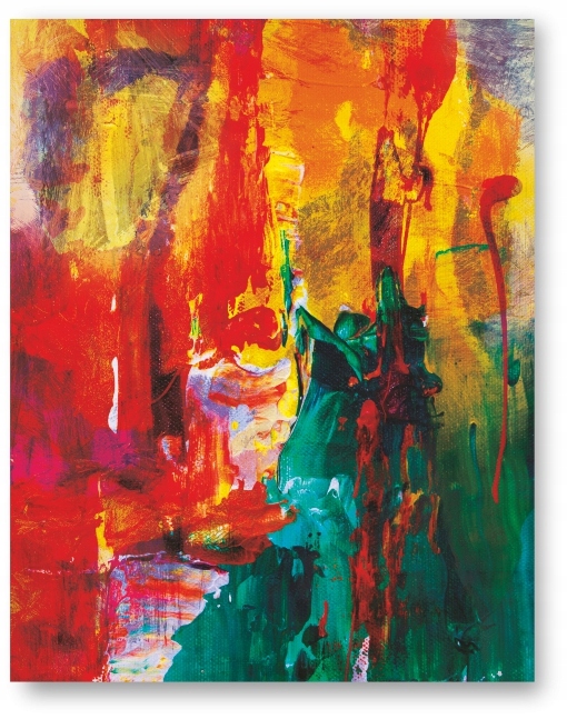 ABSTRAKCJA plakat obraz 21x30cm #183