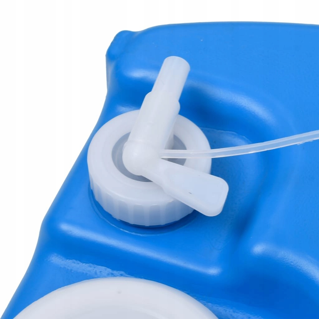 VidaXL Turystyczny pojemnik na wodę, na kółkach, 40 L, niebieski Model vidaxl