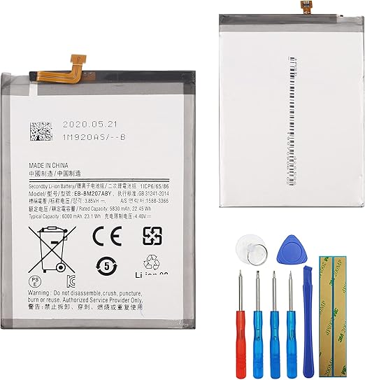 Bateria Li-ion Jakość EB-BM207ABY Do Samsung Galaxy 6000mAh Narzędzia