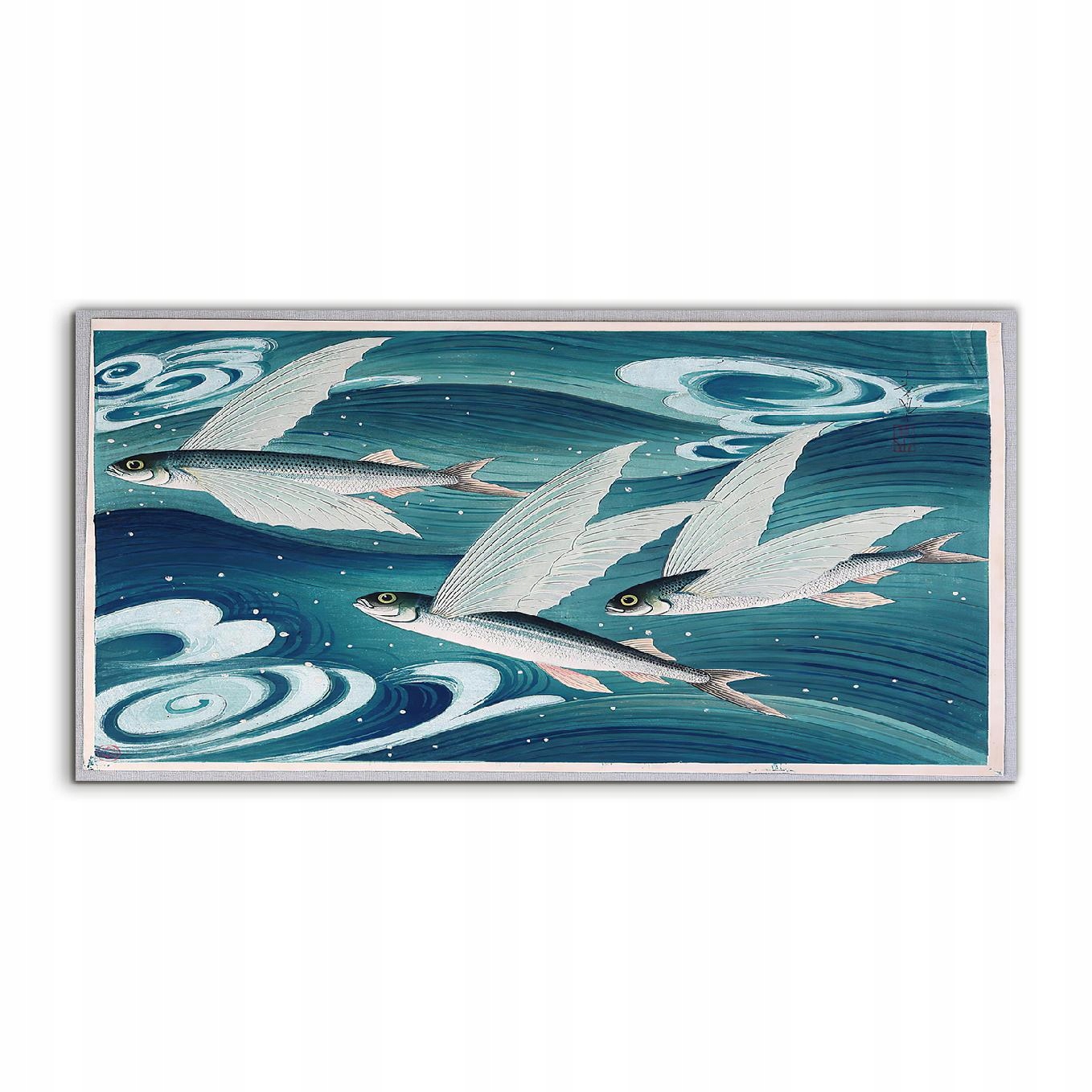 Akrylový obraz 140x70 na stenu Japonsko Lietajúca ryba