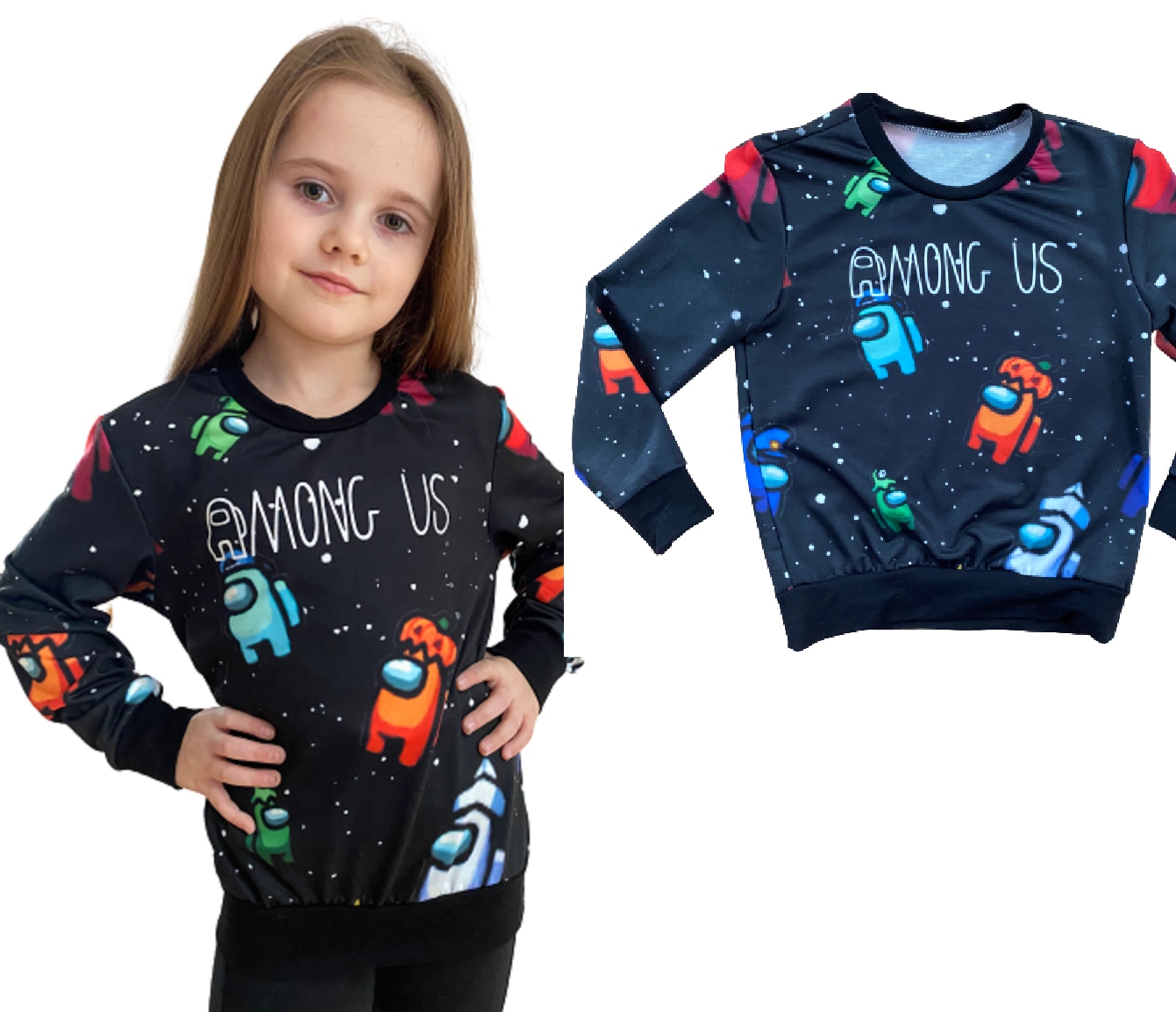 Толстовка AMONG US AMONGUS 3D для ребенка детей