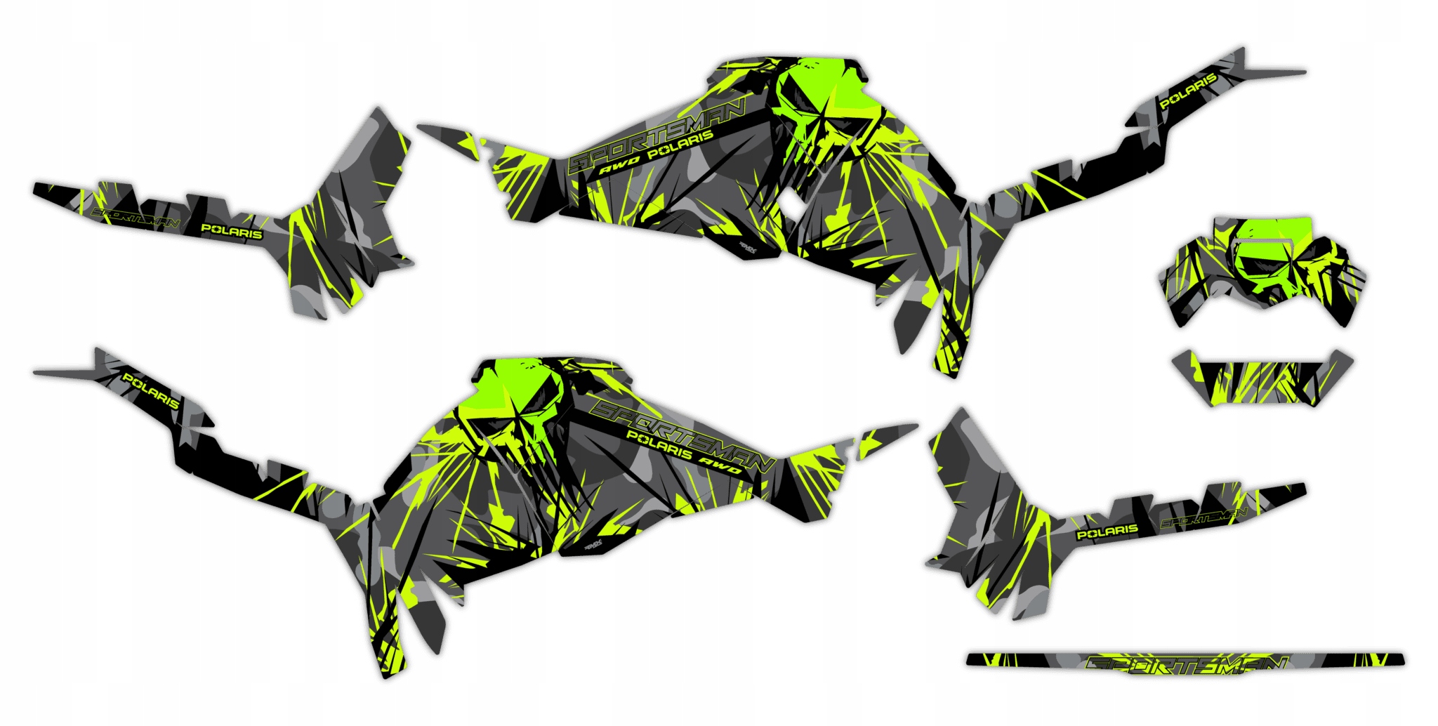 Dýha Samolepky Polaris Sportsman Touring 570 2025+ #6376472