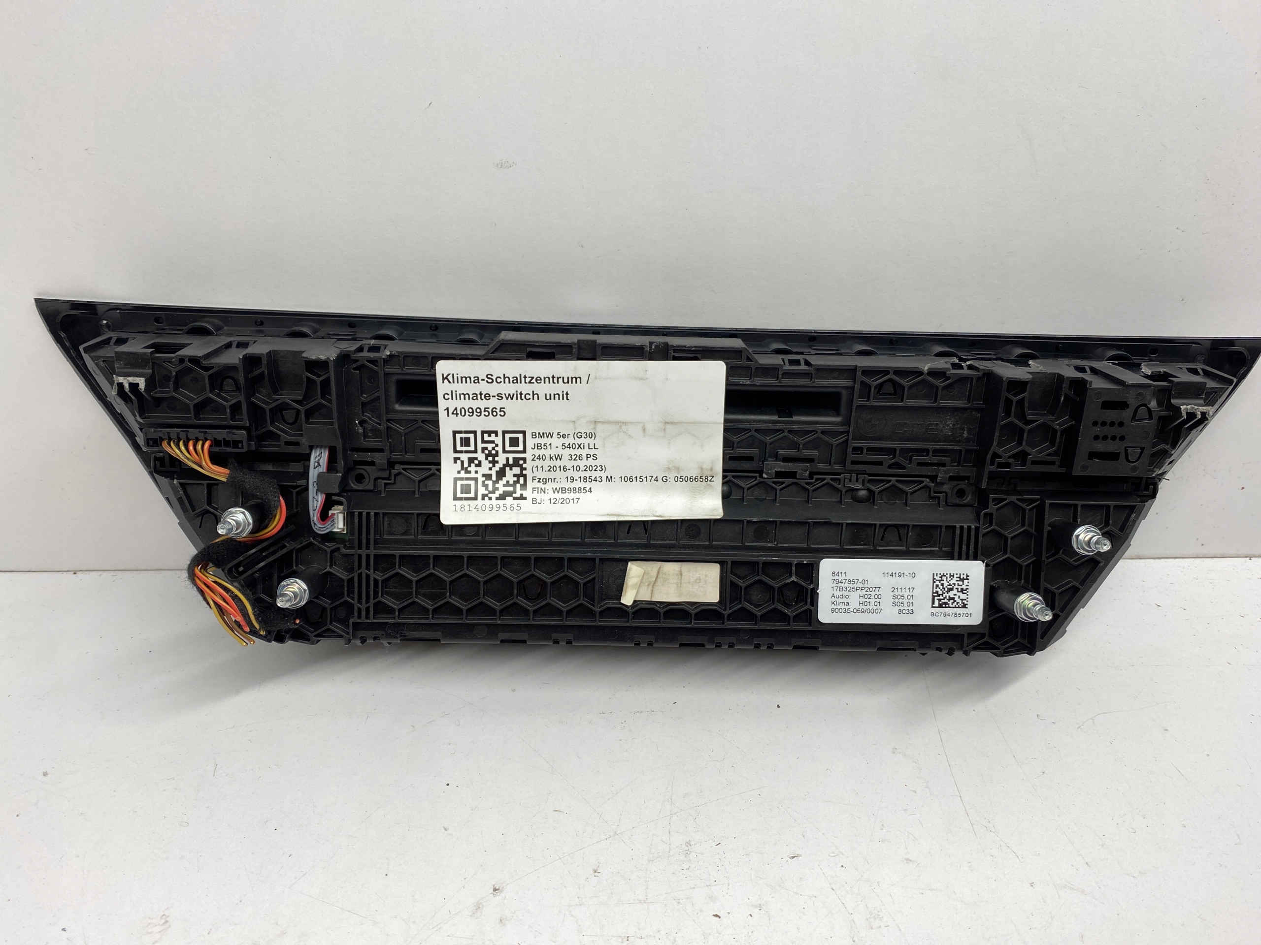 BMW G30 G31 Unite commande clima RADIO 7947857