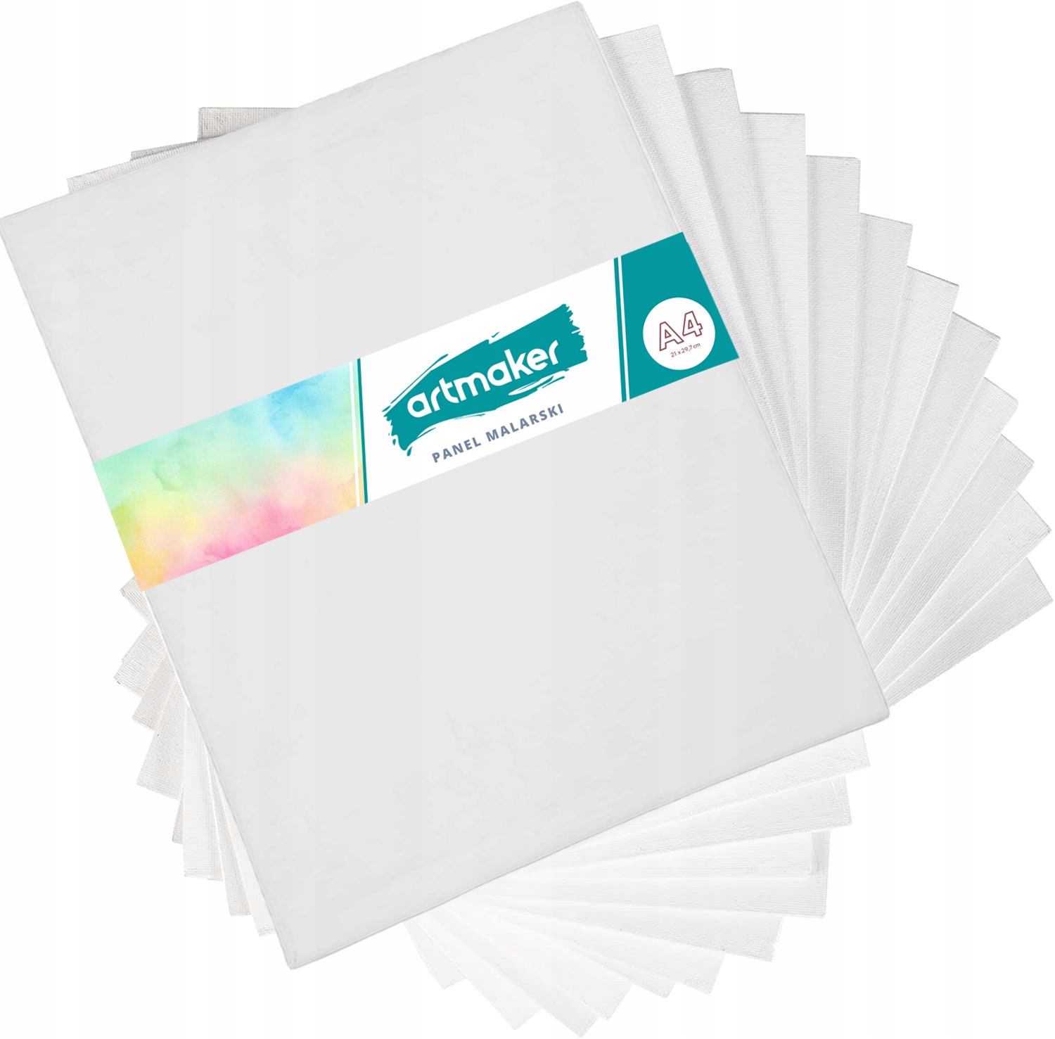 12x Malířské Plátno A4 Malířské Plátno Malířský panel 21x29,7 Bavlněné