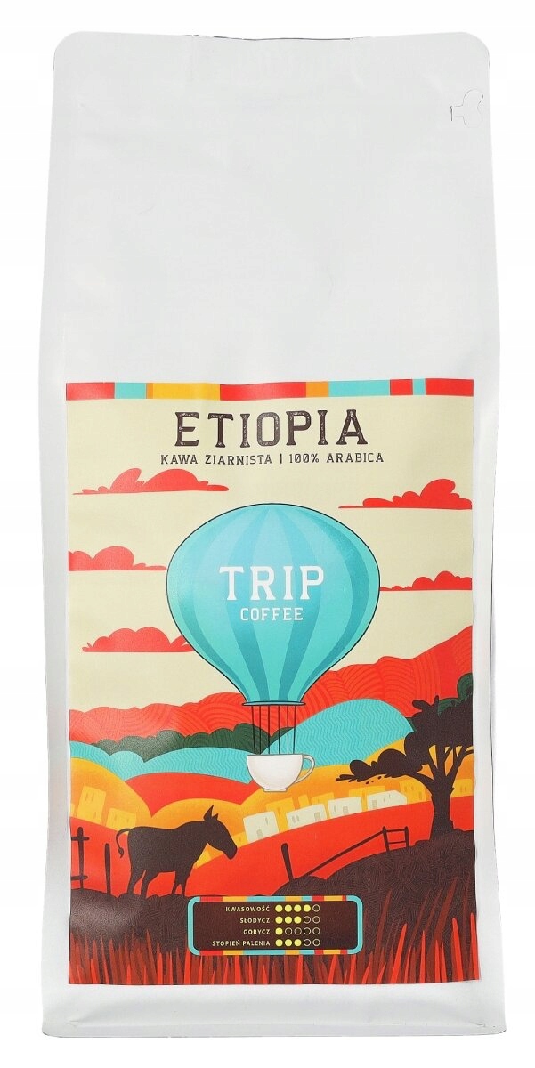 Káva zrnková Trip Coffee Etiopie 1 kg 100% arabica