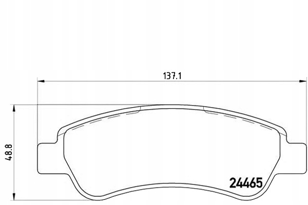 Brzdové Destičky Brembo 1611457480 1611140880 E172