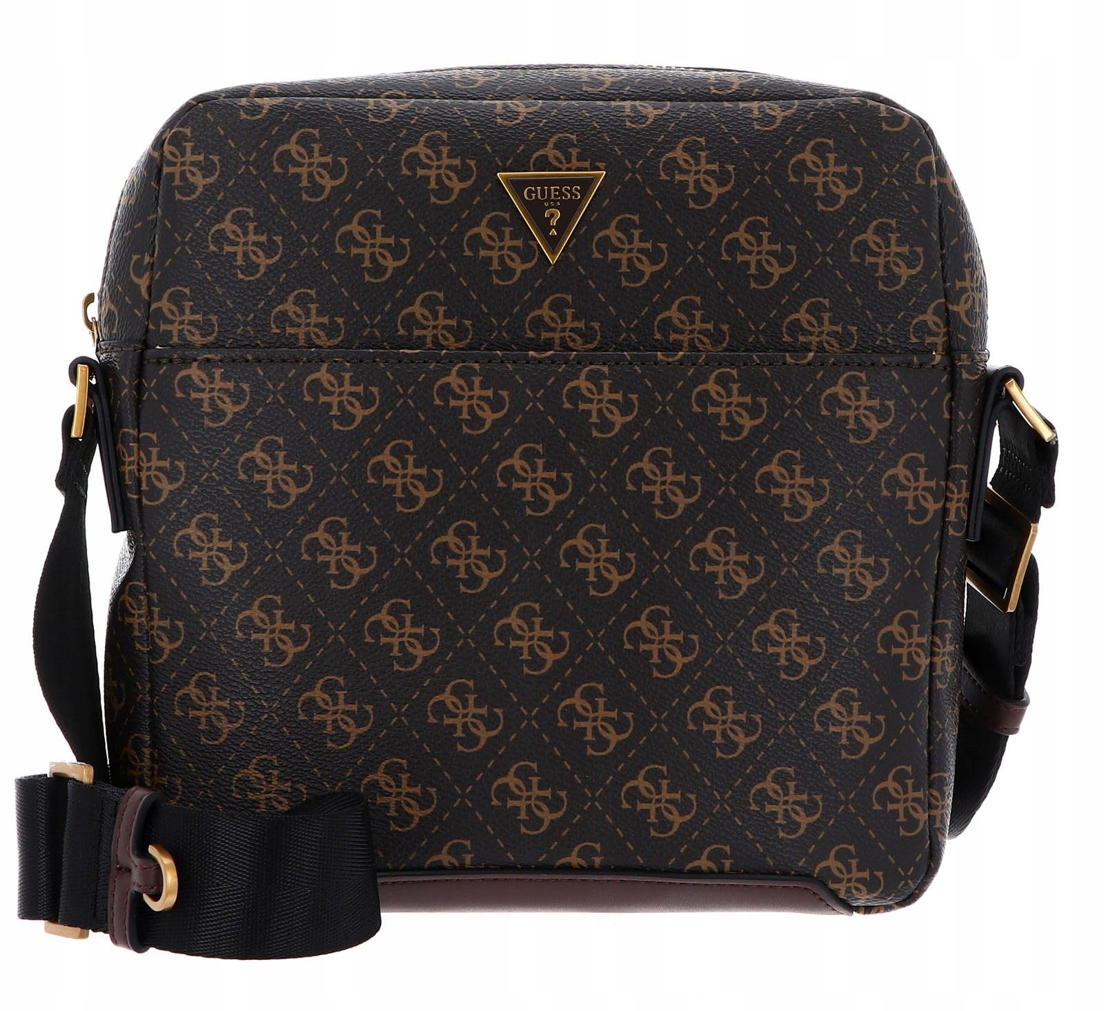 Guess Jeans Taška přes rameno taška kabelka hnědá