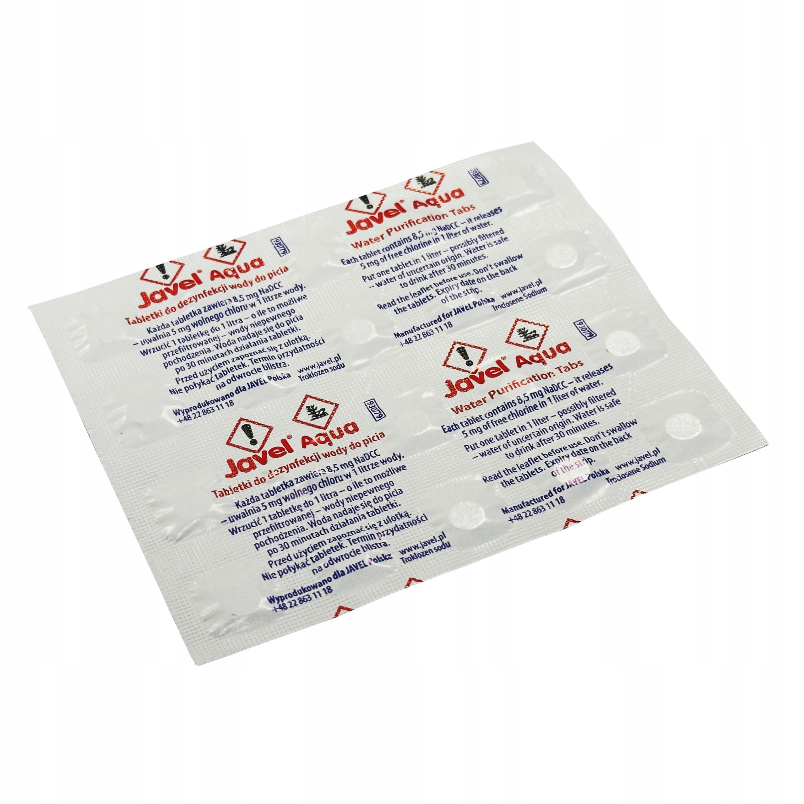 Tabletki do uzdatniania wody pitnej 5w1 JAVEL x20 EAN (GTIN) 5906735210057