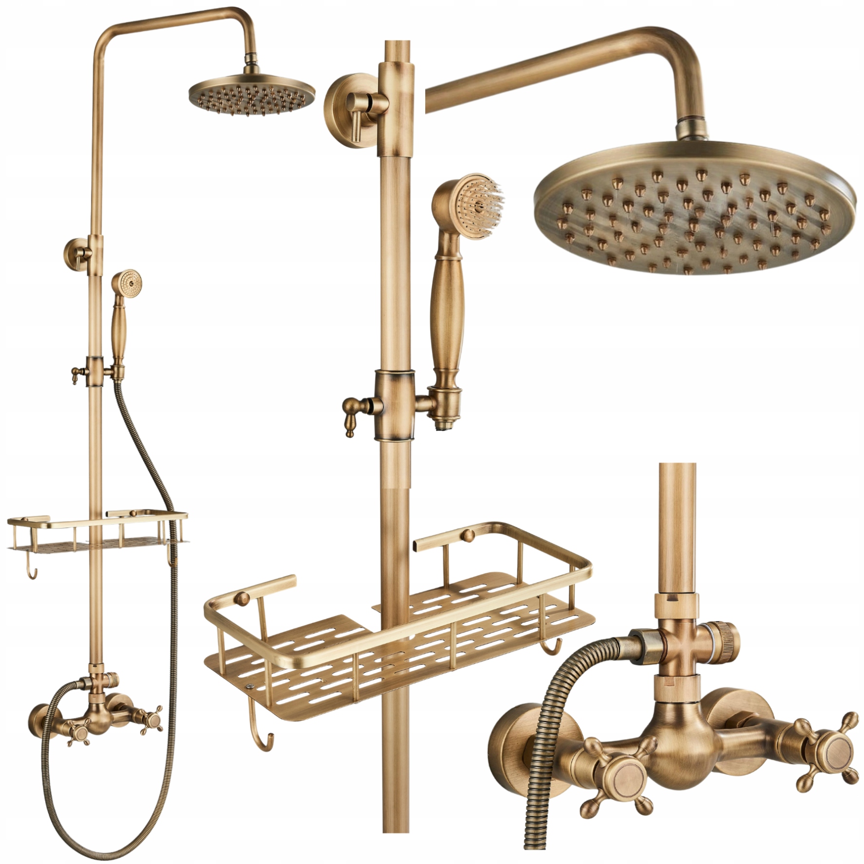 Sprchová Súprava S Sprchovým Stĺpom A Sprchovou Zástenou