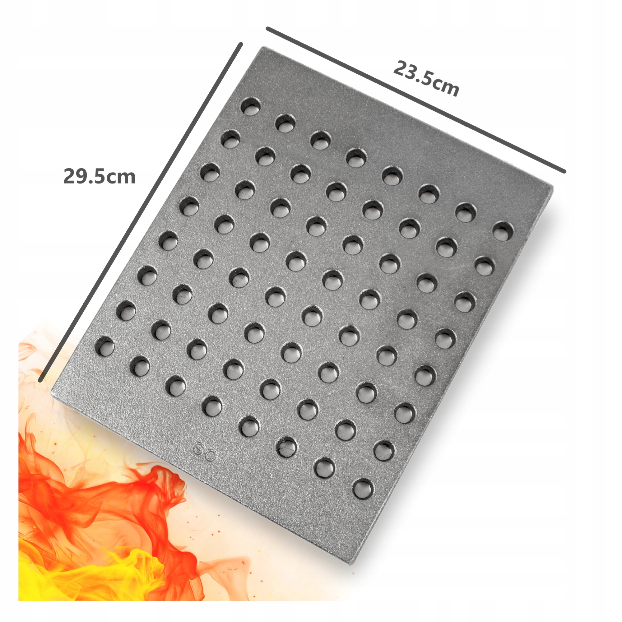 Litinový Rošt Děrovaný Do Krbu Krbová Kamna 23,5X29,5