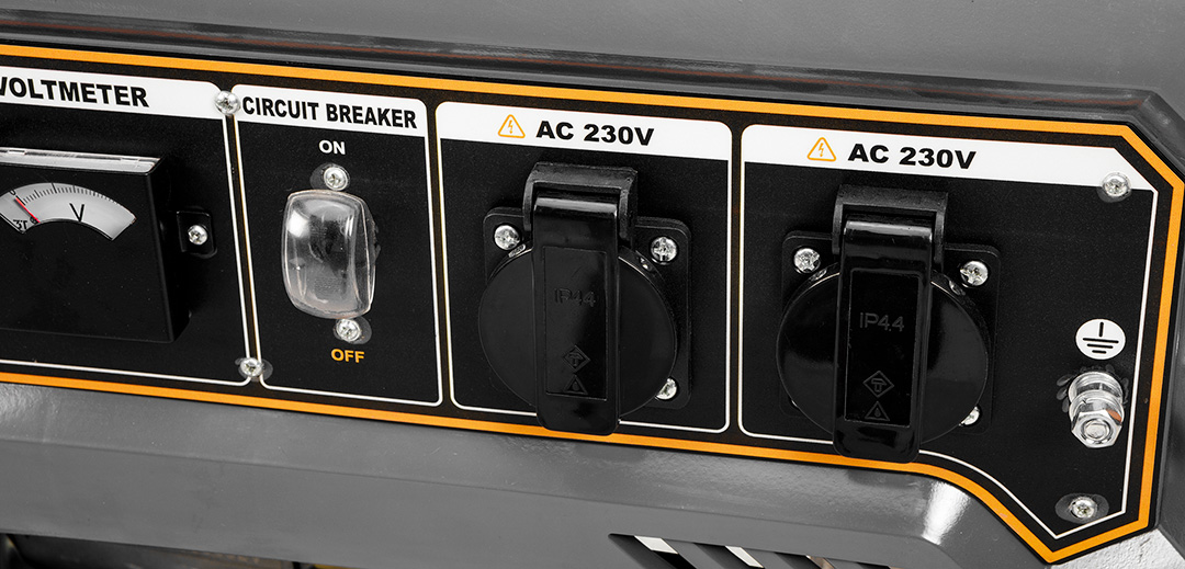 Agregat prądotwórczy 2000W - 2200W GRAPHITE Wysokość produktu 44.5 cm