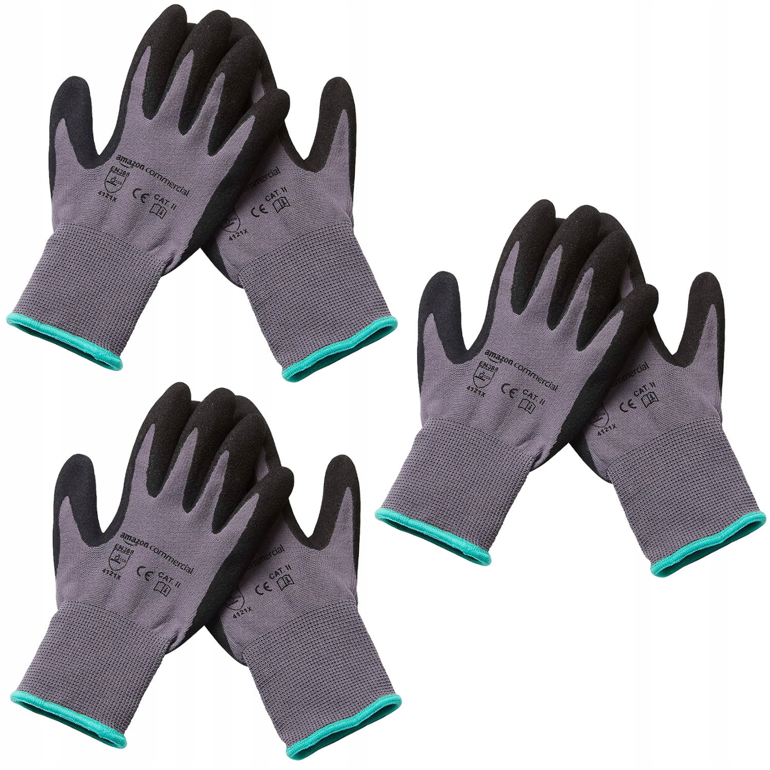 

Rękawice Robocze EN388 4121X Cat II Roz. M 3 Pary