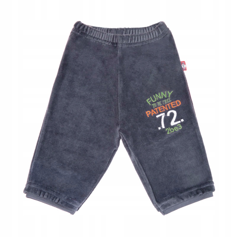 Spodnie welurowe grafit 2be3