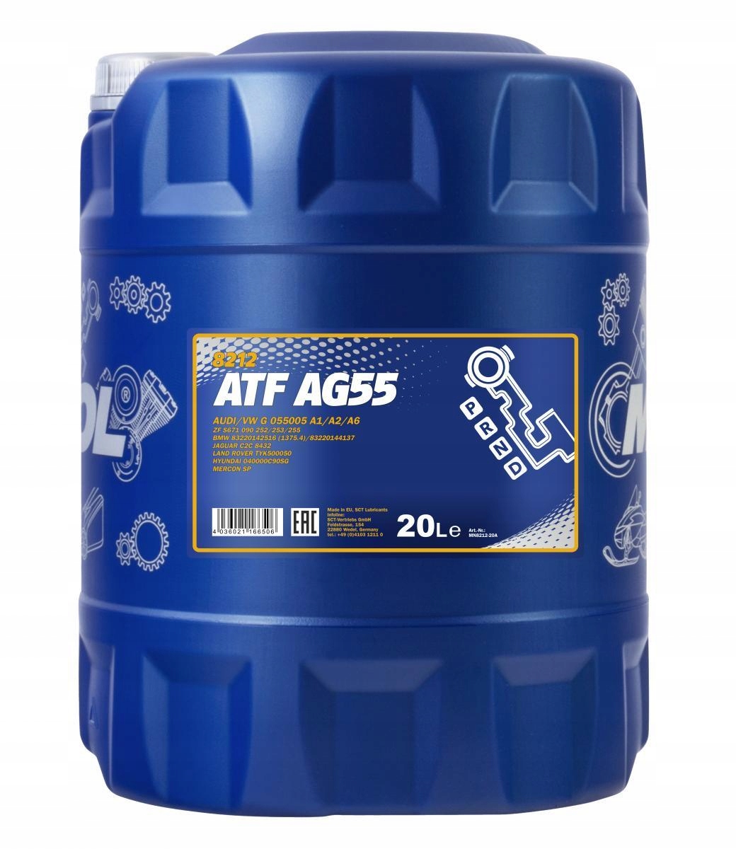 Prevodový Olej Mannol Atf AG55 20L