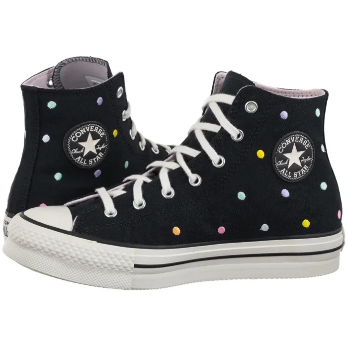 Dámské tenisky Converse Ctas Eva Lift Hi Black A12608C černé