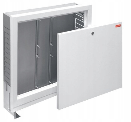 Podomítková skříňka 580x620x115-165 pro montáž rozdělovačů bez a s úhlovým systémem