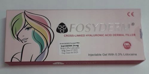 KWAS HIALURONOWY USIECIOWANY 2ml FOSYDERM DERM24mg