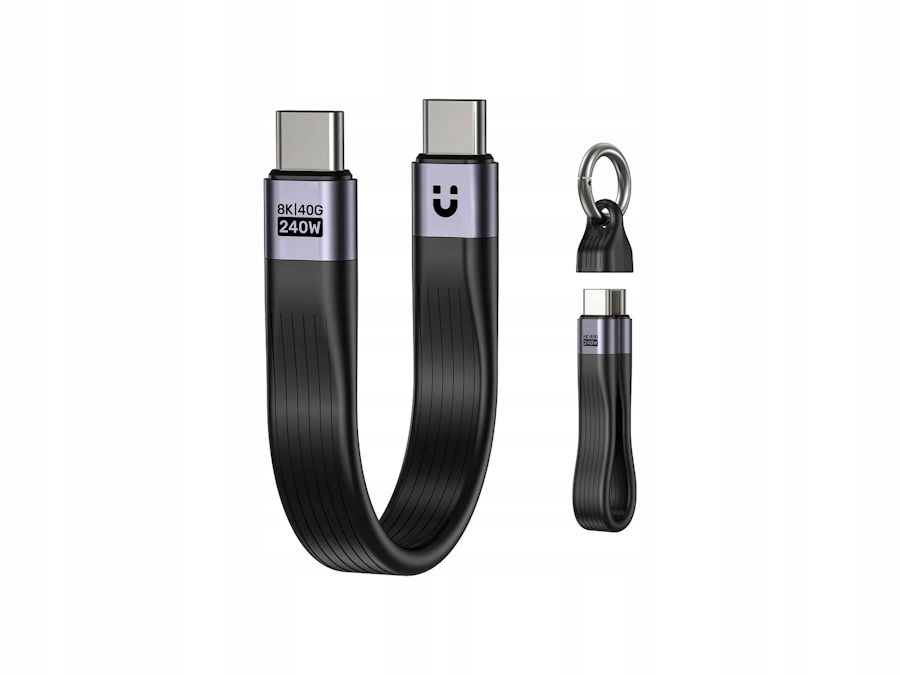 Kabel Usb-c Usb-c USB4 40 Gb/s Pd 240W 8K 13cm w formie breloka Unitek