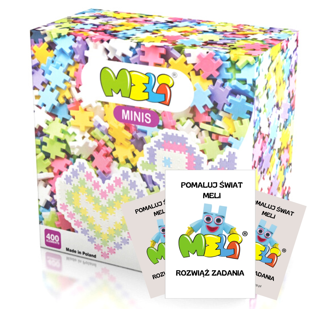 

Klocki Meli Minis Mosaic Pastel 400