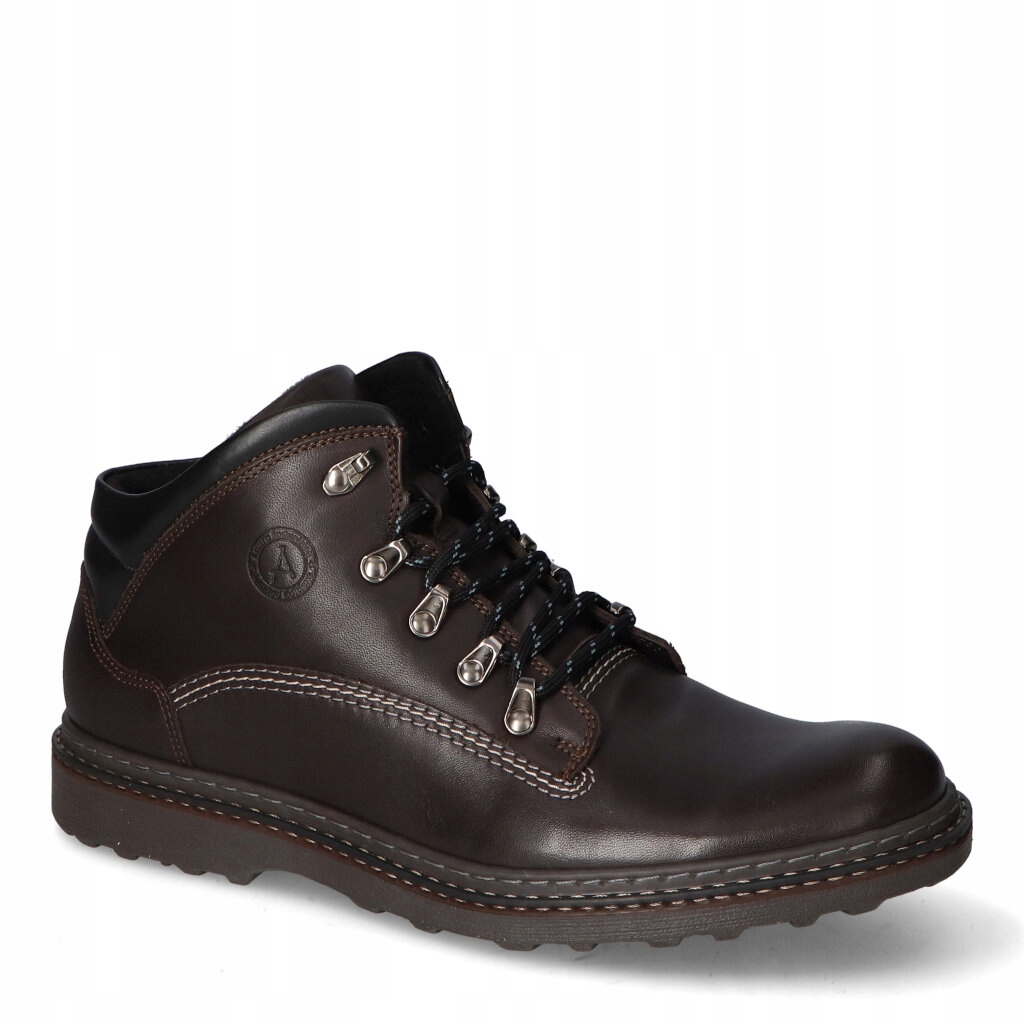 Kotníkové Boty Arturo 1283/5/L-142 Tmavě hnědá lico 44