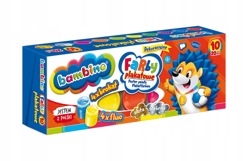 

St.Majewski farby plakatowe 20ml 10kol Bambino