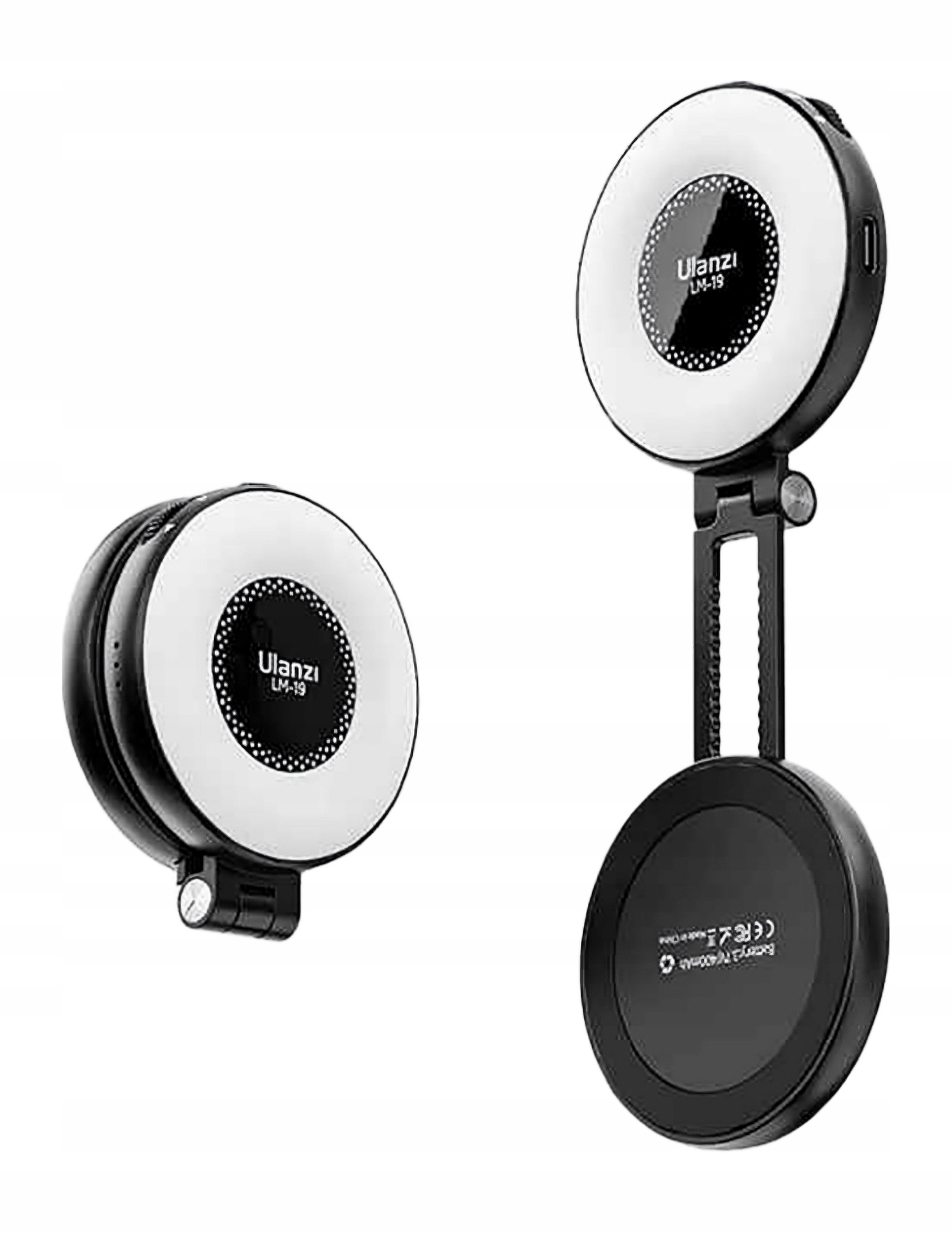 Lampa LED Ulanzi LM19 Magsafe - WB (2500 K - 8500 K), czarna