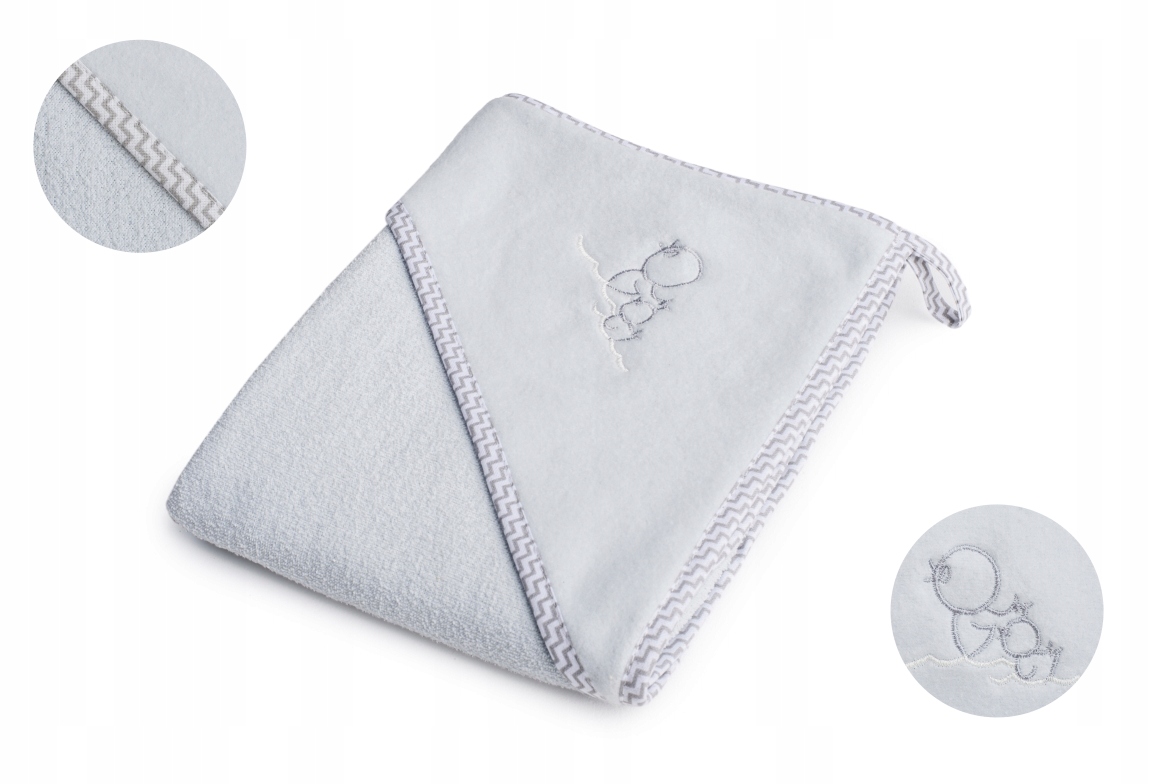 OKRYCIE KĄPIELOWE kapturek ręcznik 80x80 bawełna