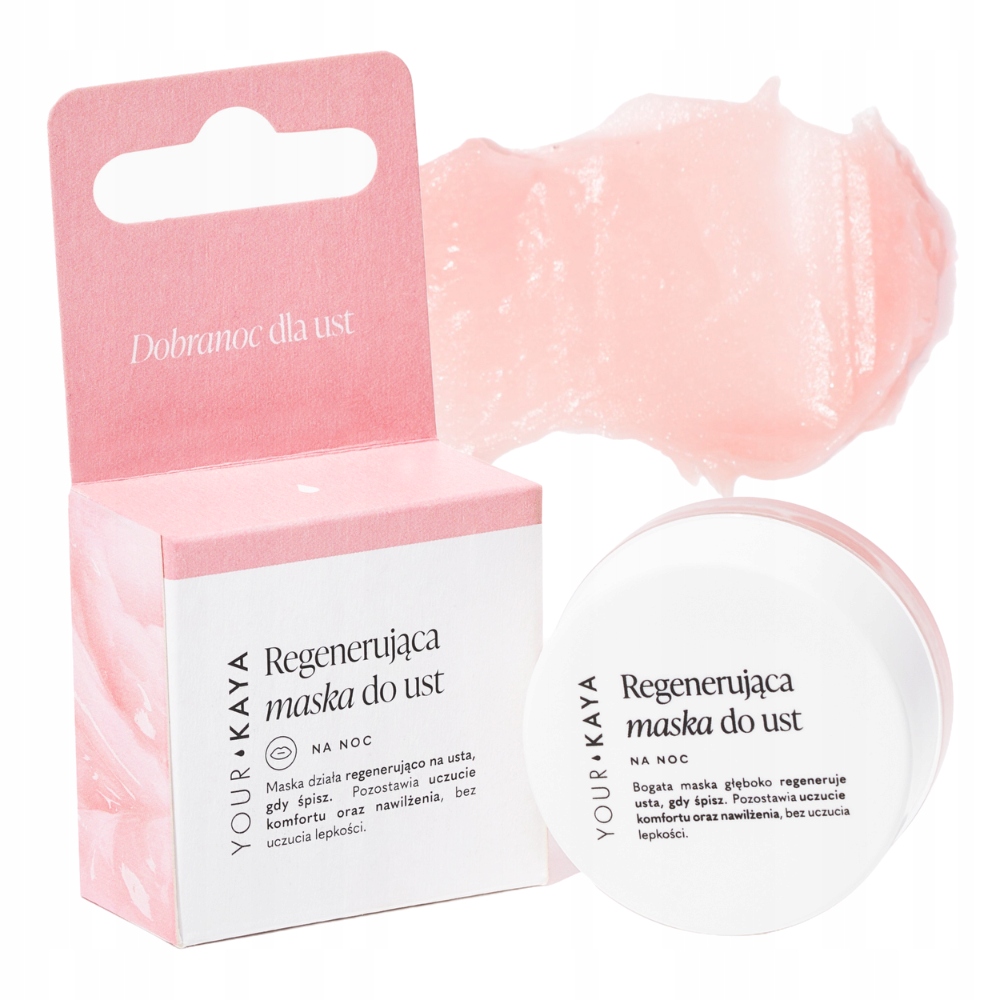 Regenerująca Maska Do Ust Na Noc Nawilżająca Raspberry Dream Your KAYA