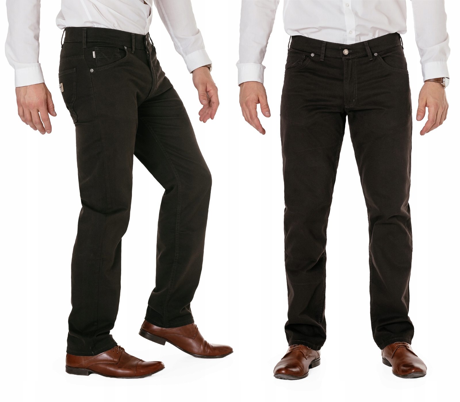 Elegantní pánské látkové bavlněné kalhoty Hunter Jeans 610/006/3 W44